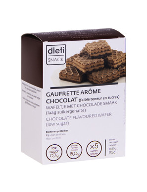 Dietisnack wafer gusto cioccolato