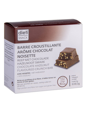 Barretta proteica al cioccolato e nocciola