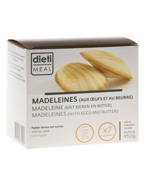 Dietisnack madeleine all'uovo e burro