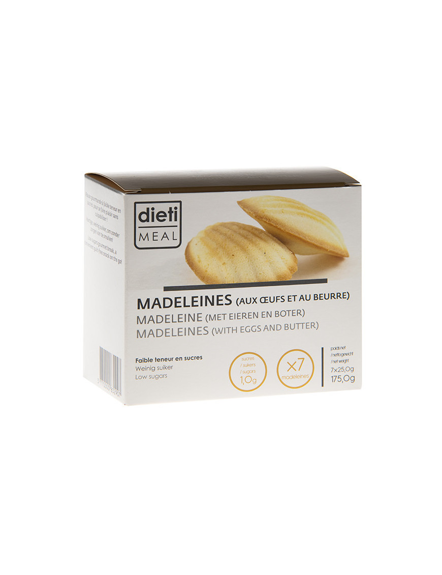 Dietisnack madeleine all'uovo e burro