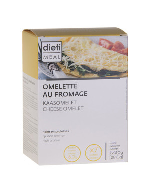 Omelette al formaggio ricca di proteine
