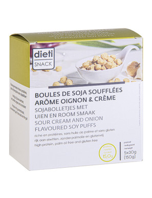 Palline di soia proteiche gusto cipolla