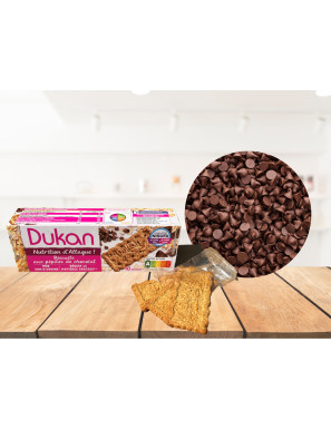 Dukan Biscotti di crusca d'avena e gocce di cioccolato