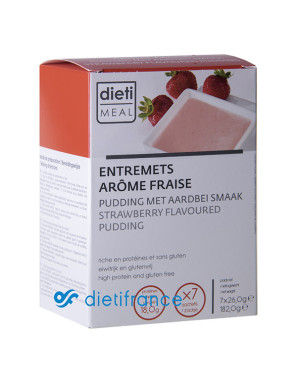 Mousse proteica alla fragola