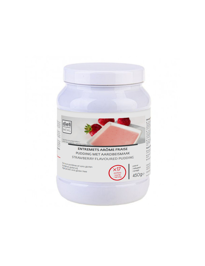 Dietimeal preparato proteico tipo mousse di fragole 450g