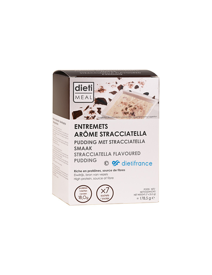 Budino proteico tipo stracciatella