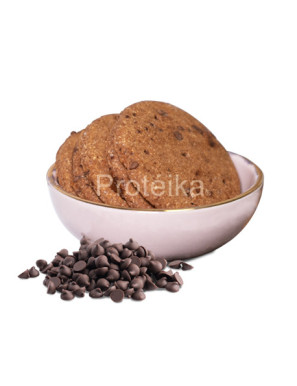 Biscotti proteici al Cacao con gocce di Cioccolato - Low Carb