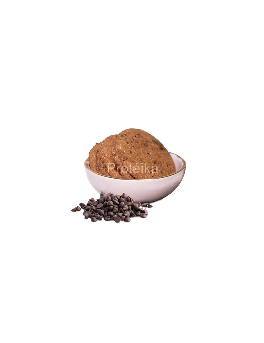 Biscotti proteici al Cacao con gocce di Cioccolato - Low Carb