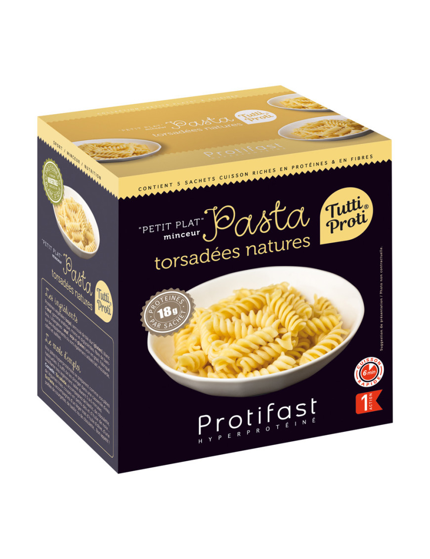 Protifast pasta fusilli ad alto contenuto di proteine e di fibre.