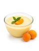 Preparato tipo budino proteico di albicocche per la dieta chetogenica