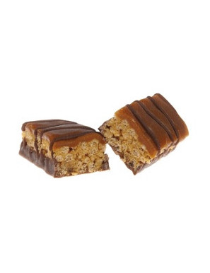 Barretta proteica crispy al cioccolato e arachidi