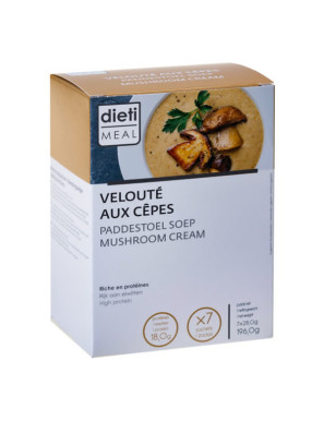 Vellutata proteica ai funghi porcini