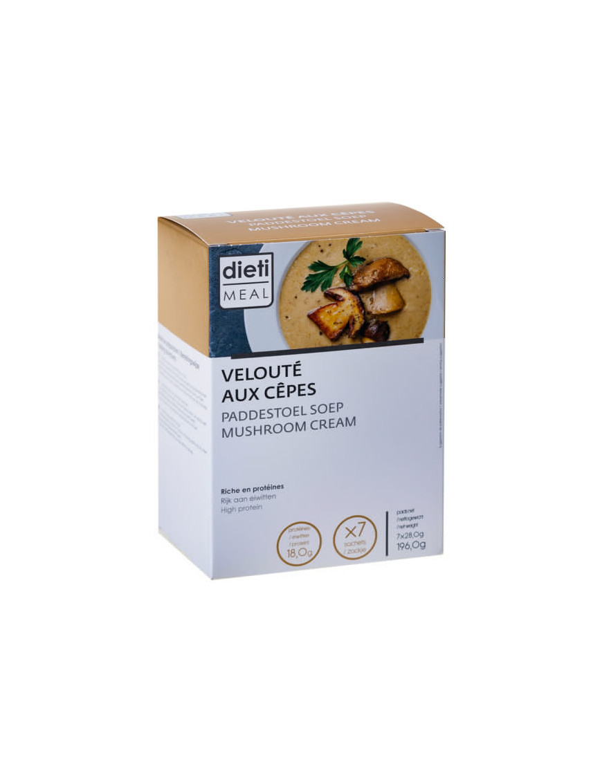 Vellutata proteica ai funghi porcini