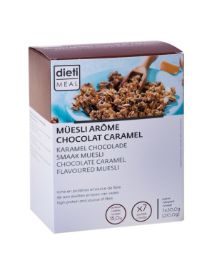 Muesli proteico cioccolato caramello 7 porzioni
