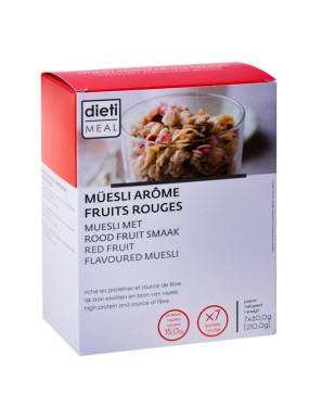 Dietisnack muesli proteico ai frutti rossi