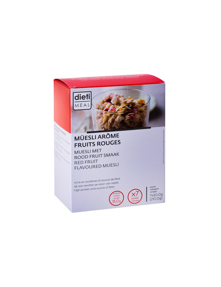 Dietisnack muesli proteico ai frutti rossi