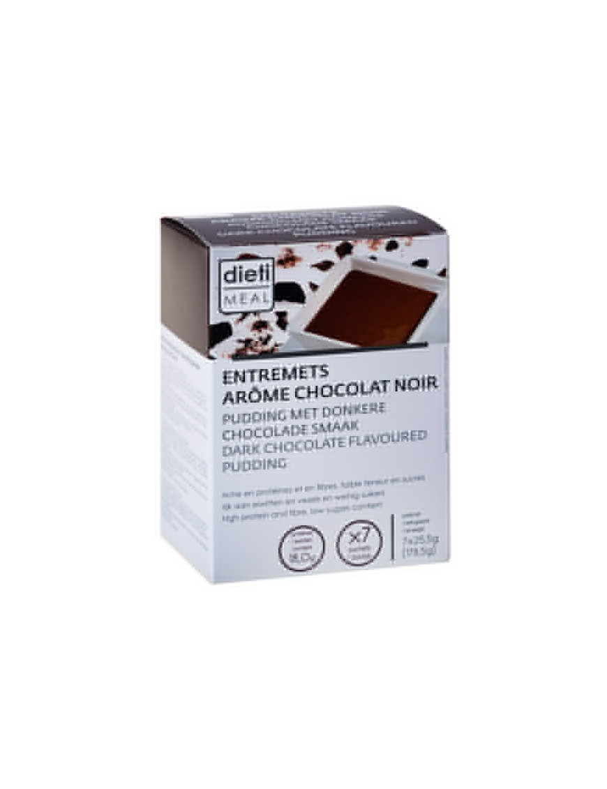 Dessert proteico al cioccolato fondente