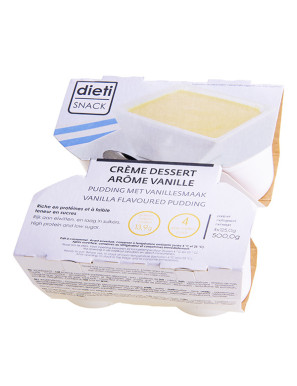 Budino proteico al gusto vaniglia 4 vasetti
