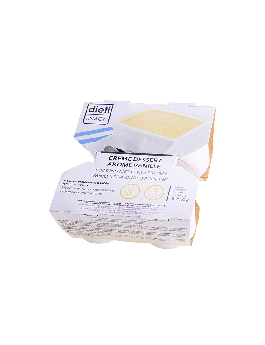 Budino proteico al gusto vaniglia 4 vasetti